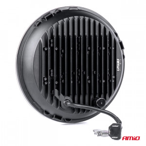 Lampa Suplimentara LED pentru Vehicule Off-Road, ATV, SSV, cu inscriptie "BOSS" si functii: Faza Lunga, Faza Scurta, Semnalizare, Pozitie, tensiune alimentare 9 - 36V, diametru Ø170 mm - Img 5