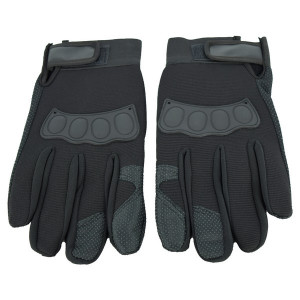Manusi cu elemente de protectie, cu destinatie Moto, ATV, SSV, QUAD, culoare Neagra - Img 1