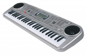 Orga electronica cu 54 de clape, afisaj LCD si microfon (Keyboard, Pian electronic) - Img 5