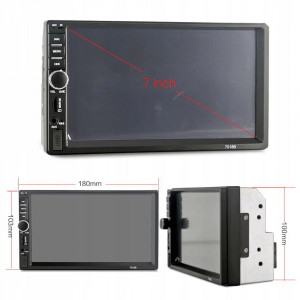 Player Video Auto dimensiune 2DIN, + Camera Marsarier INCLUSA, TouchScreen de 7 inch, 4 x 50W, model WDS-30 cu Bluetooth, Handsfree, Radio, MP3, WMA, MP4, AUX, Card, Telecomanda - Img 4
