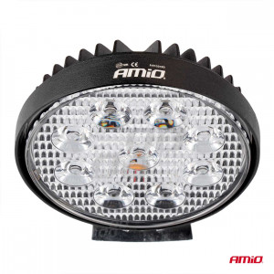 Proiector LED pentru Off-Road, ATV, SSV, culoare 6500K, LED FLOOD, 27W, tensiune 9 - 36V, diametru Ø110 mm - Img 6