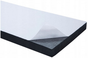 Set 2 placi de protectie coliziune portiera auto pentru garaje sau parcari, 50 x 10 cm - Img 2