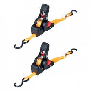 Set 2 x Chingi de asigurare marfa cu retractare automata, 200kg, dimensiune 18mm x 2m, model S-TYPE, AVX-AM03323 - Img 1