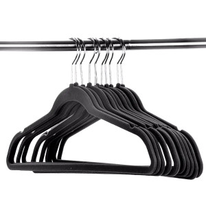 Set 20 de umerase catifelate, acoperite cu catifea moale, culoare Neagra - Img 2