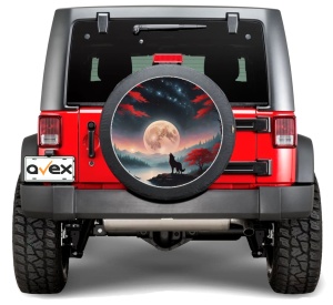 Sticker Auto "Roata de Rezerva" rezistenta la intemperii si raze UV, diametru 55 cm, Cod: AVX-RR17 - Img 1