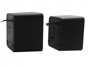 Boxe Stereo 2.0 cu conectare USB & Jack, putere 2 x 3W, culoare alba