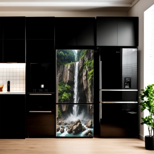 Folie imprimata color pentru decor Frigider, dimensiune 200 x 90cm, model: AVX-FR21 - Img 1