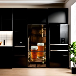 Folie imprimata color pentru decor Frigider, dimensiune 200 x 90cm, model: AVX-FR35 - Img 1