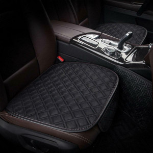 Husa Confortabila de protectie scaun sofer, foarte rezistenta, cu perforatii pentru aerisire si buzunar, culoare Neagra - Img 2