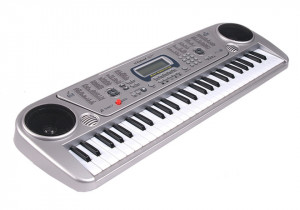 Orga electronica cu 54 de clape, afisaj LCD si microfon (Keyboard, Pian electronic) - Img 6