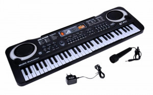 Orga electronica cu 61 de clape si microfon (Keyboard, Pian electronic) - Img 2