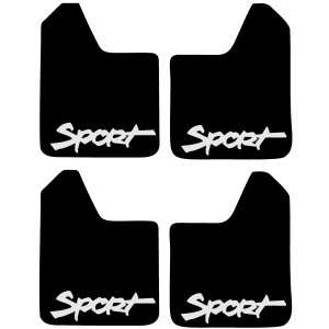 Set 4 Aparatori Noroi SPORT din cauciuc pentru autoturisme, universale, model Sport, dimensiune 30 x 23cm - Img 2