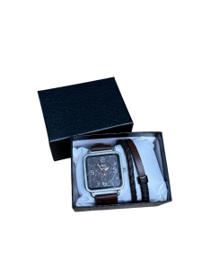 SET CADOU CEAS BARBATESC LEIX SI BRATARA ELEGANTA - Img 1