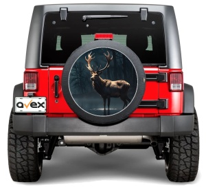 Sticker Auto "Roata de Rezerva" rezistenta la intemperii si raze UV, diametru 55 cm, Cod: AVX-RR08 - Img 1