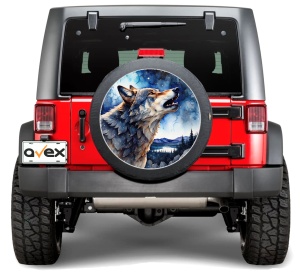 Sticker Auto "Roata de Rezerva" rezistenta la intemperii si raze UV, diametru 55 cm, Cod: AVX-RR18 - Img 1