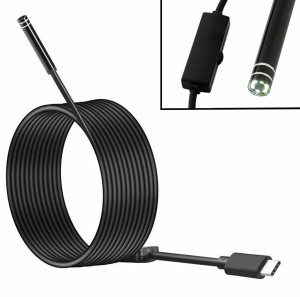 Camera endoscopica de inspectie, waterproof, 5,5mm, conectare Android/Windows prin USB-C, lungime cablu 5m - Img 4