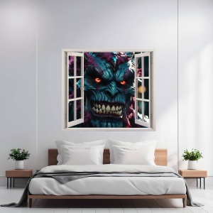Folie imprimata color pentru decor perete locuinta, dimensiune 125 x 110cm, model: VIEW TO HAVEN 09 - Img 1