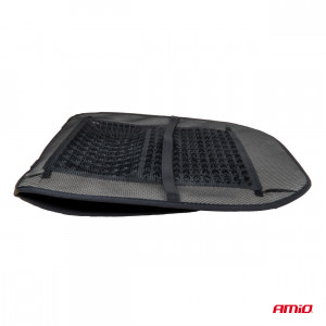 Husa scaun auto cu bile de masaj si suport lombar, dimensiuni 97 x 44 cm, culoare Neagra - Img 6