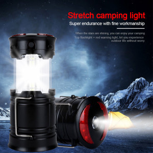 Lampa Turistica LED, 3in1, extensibila, 4 moduri de lucru (cort, tabara, camping, rulota, calatorii, expeditii) - Img 3
