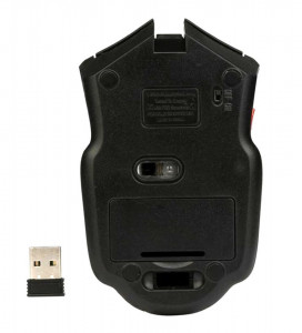Mouse Optic Gaming Wireless, 1600 DPI, culoare Gold - Img 5