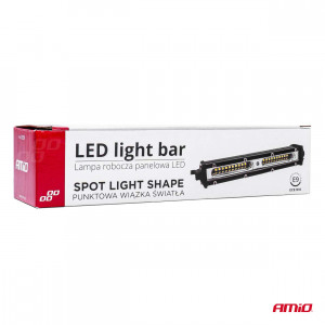 Proiector LED BAR model "SLIM" pentru Off-Road, ATV, SSV, putere 54W, culoare 6500K, tensiune 9-36V, dimensiuni 180 x 27 x 43 mm - Img 4