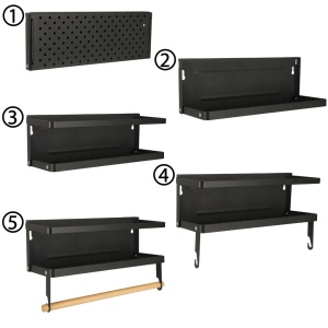 Raft magnetic de frigider 2in1, pentru condimente si prosop de bucatarie - Img 7
