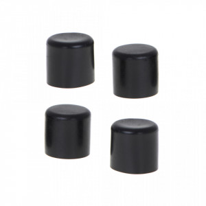 Set 4 buc. protectii anti-zgarieturi picioare scaun, diametru 19mm, culoare neagra - Img 3