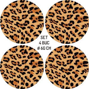 Set 4 Folii Imprimate Outdoor cu EcoSolvent, autoadezive, pentru decorarea jantelor auto, dimetru 60 cm, model FJT-12 - Img 4