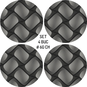 Set 4 Folii Imprimate Outdoor cu EcoSolvent, autoadezive, pentru decorarea jantelor auto, dimetru 60 cm, model FJT-22 - Img 4