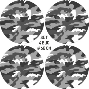 Set 4 Folii Imprimate Outdoor cu EcoSolvent, autoadezive, pentru decorarea jantelor auto, dimetru 60 cm, model FJT-24 - Img 4