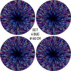 Set 4 Folii Imprimate Outdoor cu EcoSolvent, autoadezive, pentru decorarea jantelor auto, dimetru 60 cm, model FJT-42 - Img 4