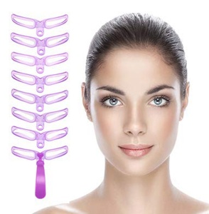 Set 8 sabloane profesionale pentru modelare sprancene - Img 4