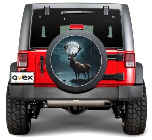 Sticker Auto "Roata de Rezerva" rezistenta la intemperii si raze UV, diametru 55 cm, Cod: AVX-RR09 - Img 1