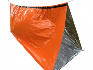 Cort de salvare pliabil, termic (NRC) pentru turism, alpinism, dimensiune 210 x 90 cm - Img 4