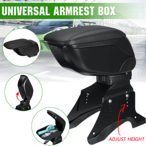 Cotiera auto Universala cu cusatura Neagra, AVX-T1297 - Img 2