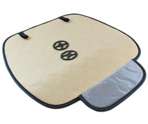 Husa Confortabila de protectie scaun sofer, foarte rezistenta, cu perforatii pentru aerisire si buzunar, culoare Neagra - Img 4