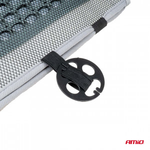 Husa scaun auto cu bile de masaj si suport lombar, dimensiuni 97 x 44 cm, culoare Gri - Img 4