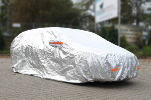 Prelata pentru Autoturisme, culoare argintie, marimea M (430 x 165 x 120cm) - Img 3
