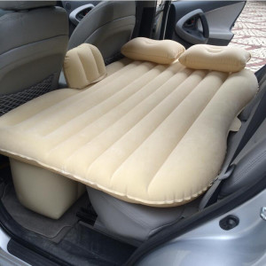 Saltea Autogonflabila pentru calatorii, 130 x 80 cm - Crem - Img 2