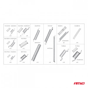 Set 200 arcuri de compresie si extensie de diferite dimensiuni pentru reparatii - Img 4