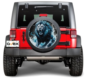 Sticker Auto "Roata de Rezerva" rezistenta la intemperii si raze UV, diametru 55 cm, Cod: AVX-RR10 - Img 1