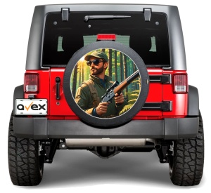 Sticker Auto "Roata de Rezerva" rezistenta la intemperii si raze UV, diametru 55 cm, Cod: AVX-RR20 - Img 1