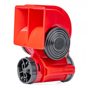 Claxon Bitonal Profesional cu compresor incorporat, model "Extra Loud" pana la 118 dB, tensiune alimentare 12V - Img 1