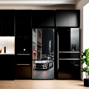 Folie imprimata color pentru decor Frigider, dimensiune 200 x 90cm, model: AVX-FR04 - Img 1