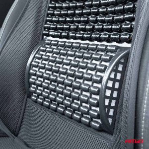Husa scaun auto cu bile de masaj si suport lombar, dimensiuni 110 x 46 cm, culoare Neagra - Img 3