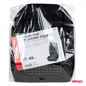 Husa scaun auto cu bile de masaj si suport lombar, dimensiuni 97 x 44 cm, culoare Neagra - Img 8