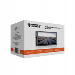 Player Video Auto, dimensiune 2DIN, TouchScreen de 7 inch, 4 x 50W, model WDS-30 cu Bluetooth, Handsfree, Radio, MP3, WMA, MP4, AUX, Card, Telecomanda, Functie Camera Marsarier - Img 3