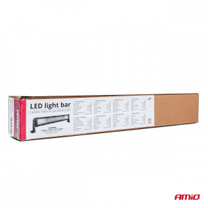 Proiector LED BAR model "CURBAT" pentru Off-Road, ATV, SSV, putere 324 W, culoare 6500K, tensiune 9-36V, dimensiuni 520 x 80 x 84 mm - Img 6