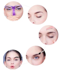 Set 8 sabloane profesionale pentru modelare sprancene - Img 6