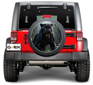Sticker Auto "Roata de Rezerva" rezistenta la intemperii si raze UV, diametru 55 cm, Cod: AVX-RR11 - Img 1